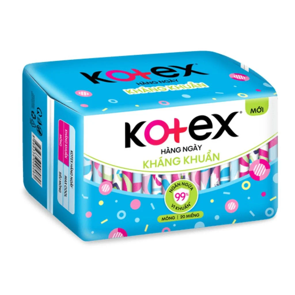 Băng vệ sinh Kotex hàng ngày kháng khuẩn 