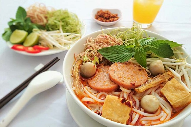 Bún bò chay bao nhiều calo?