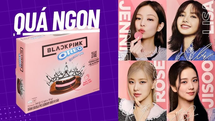 Bánh Oreo Blackpink vị dâu và vị socola