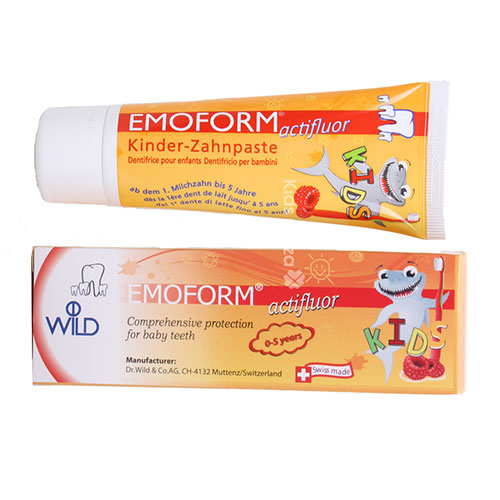 Kem đánh răng tốt nhất thế giới cho trẻ em Emoform Kids