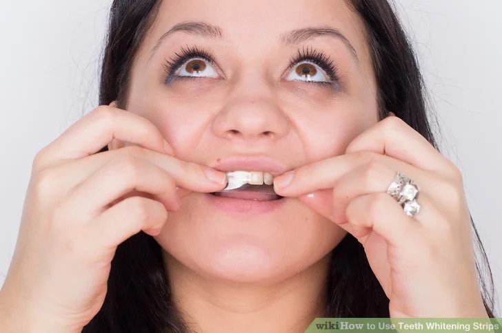 cách dùng miếng trắng răng