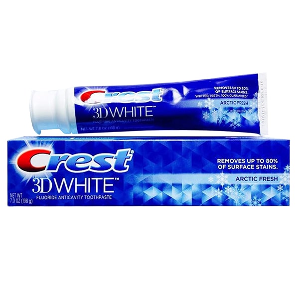  Kem đánh răng Crest 3D White giúp làm trắng răng