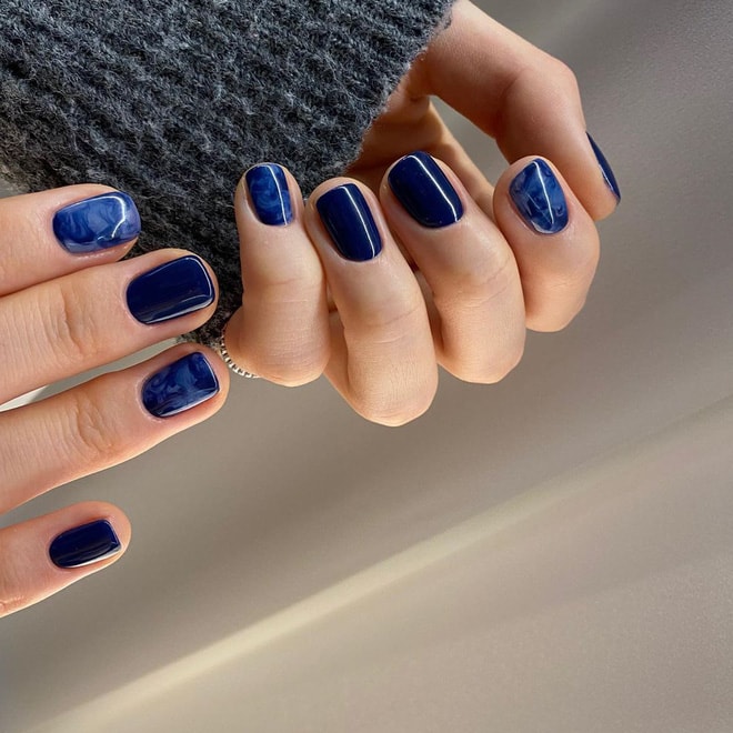 TOP 40 mẫu nail màu xanh dương nhạt đẹp cuốn hút nhất