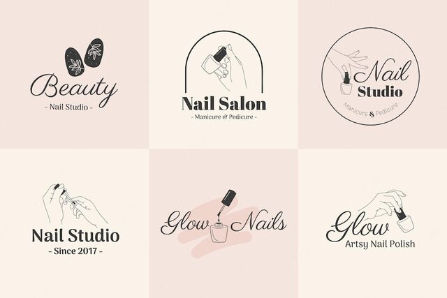 500 mẫu logo nail đẹp và 5 website thiết kế logo miễn phí