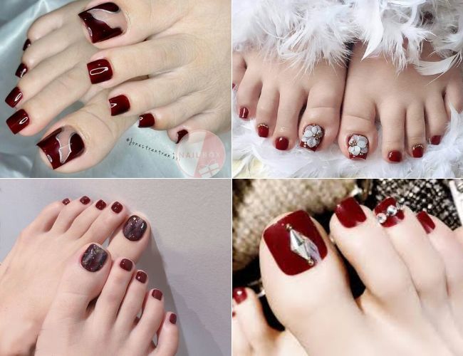 300 mẫu nail chân đẹp đơn giản mà sang dành cho nữ