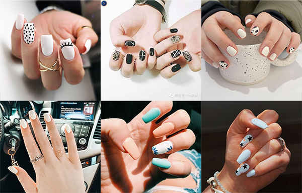 Các mẫu nail móng tay chuẩn style Hàn Quốc, Nhật Bản thịnh hành hiện nay (Nguồn: Internet)
