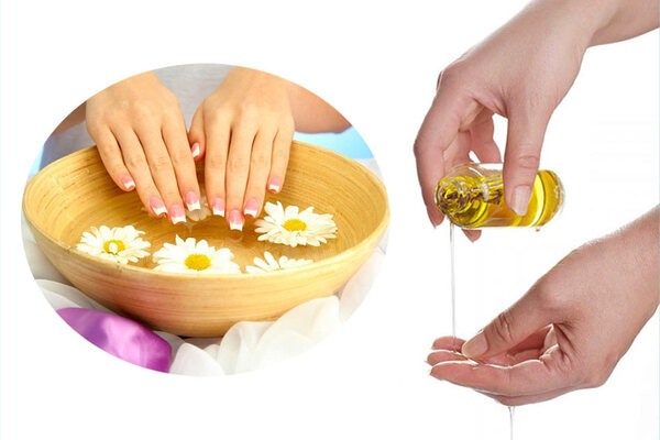 Chăm sóc móng bằng dầu oliu giúp móng và da mềm mịn hơn (Nguồn: Internet)
