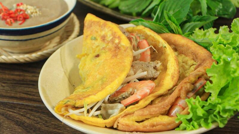 Bánh khoái đậm đà ẩm thực xứ Huế