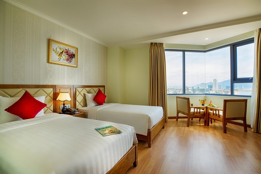 Phòng ngủ tại khách sạn Serene Đà Nẵng