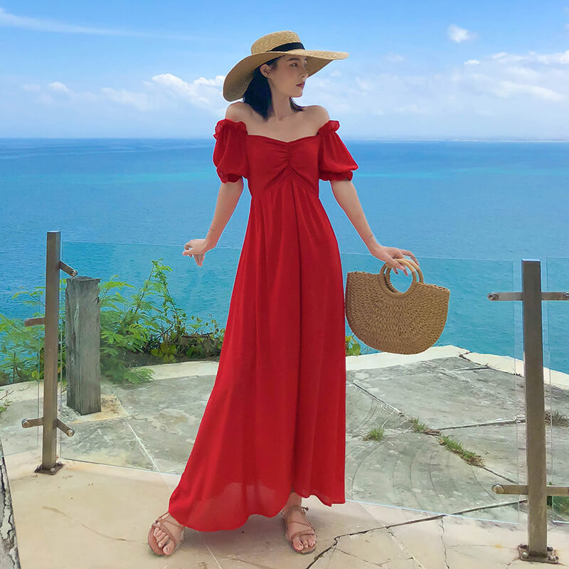 Trang phục maxi mát mẻ cho chị em du lịch Phú Quốc