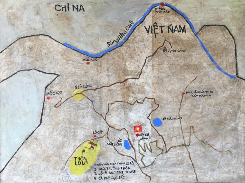 Bản đồ khu vực xã Lũng Cú, Hà Giang