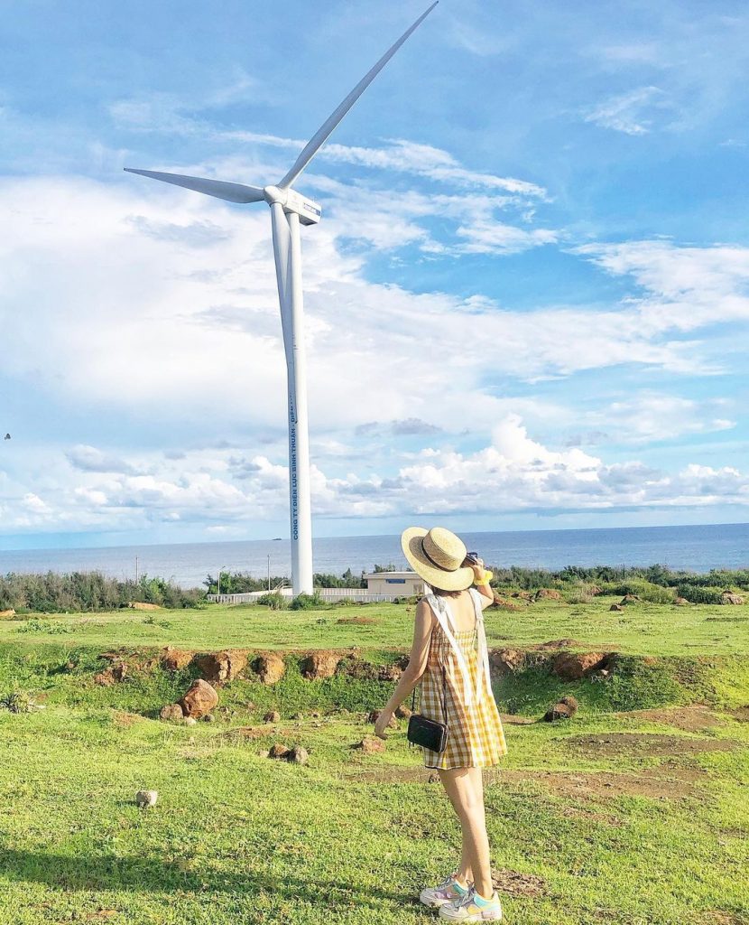 Check in cánh đồng quạt gió tựa trời Âu tại Bình Thuận
