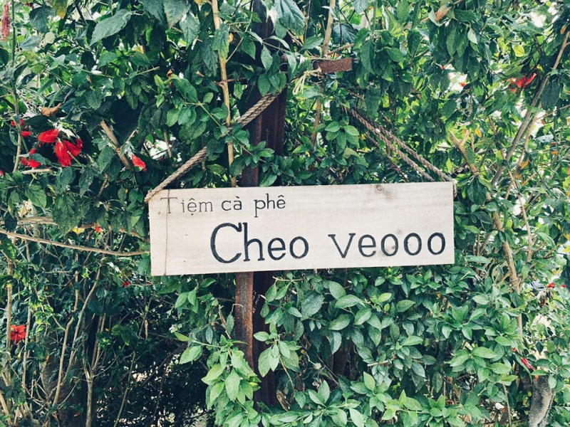Cheo Veooo là tiệm cà phê trong rừng (Nguồn: Internet)