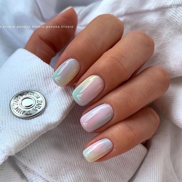 Nail gradient ngọt ngào