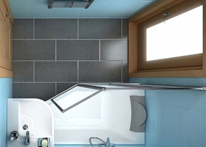Một thiết kế phòng tắm 3m2 tối giản, tối ưu diện tích