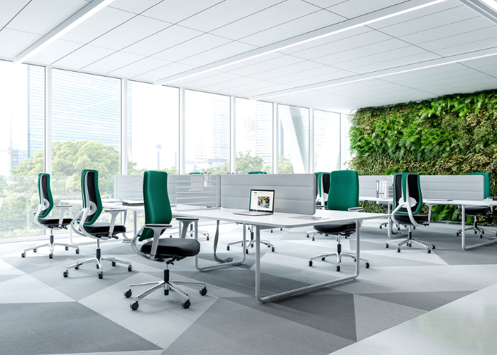 Thiết kế “bức tường xanh” cho không gian văn phòng thêm mát mẻ và dễ chịu