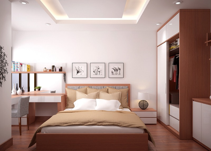 Thiết kế phòng ngủ cho nữ theo phong cách nhẹ nhàng, thanh lịch