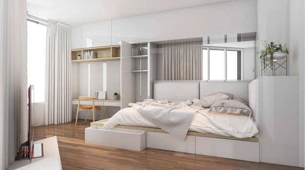 Mẫu thiết kế phòng ngủ chung cư đẹp và hiện đại nhất 2023