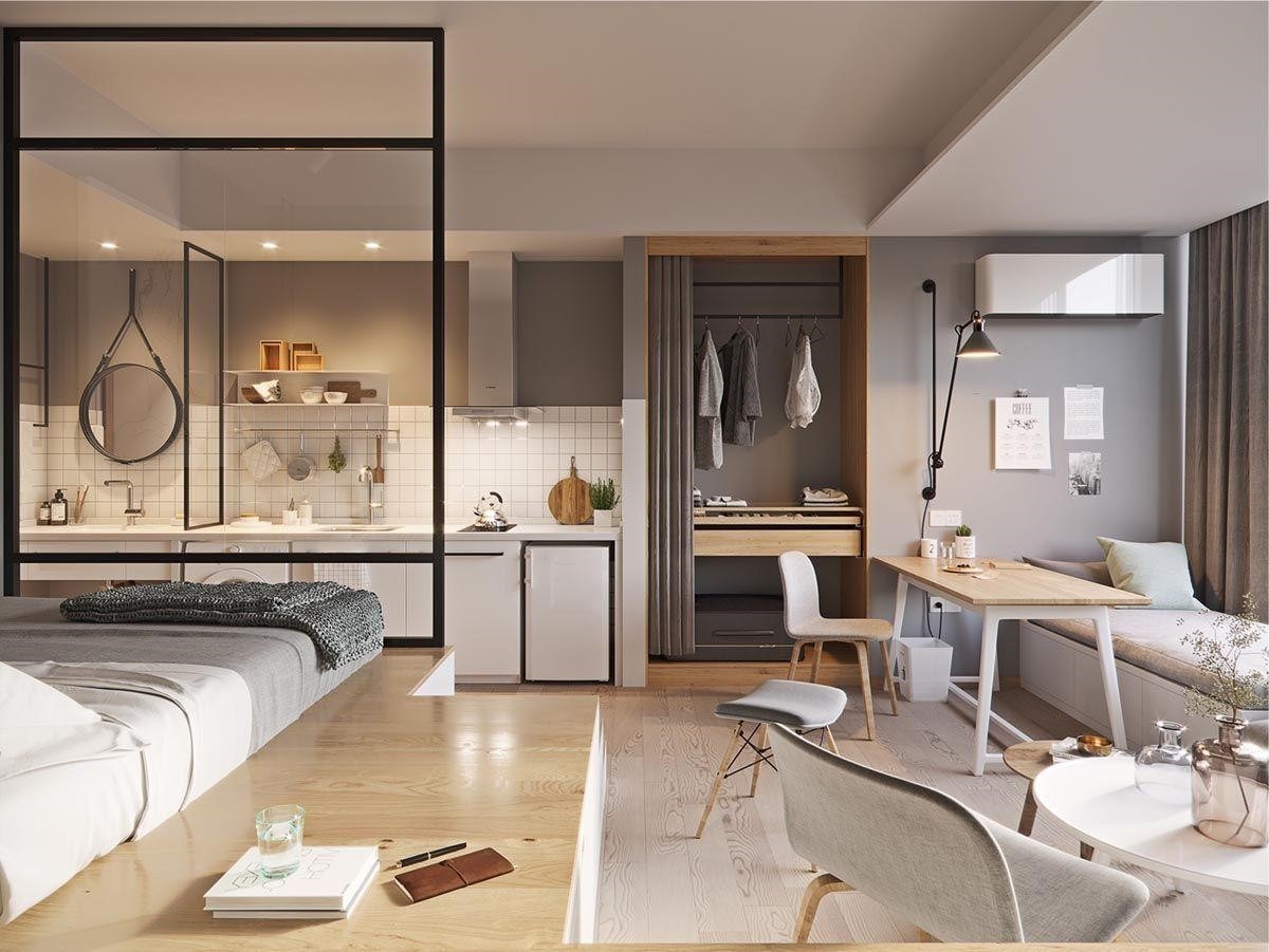 5 Mẫu thiết kế nội thất căn hộ 30m2 đầy đủ tiện nghi, tối ưu nhất