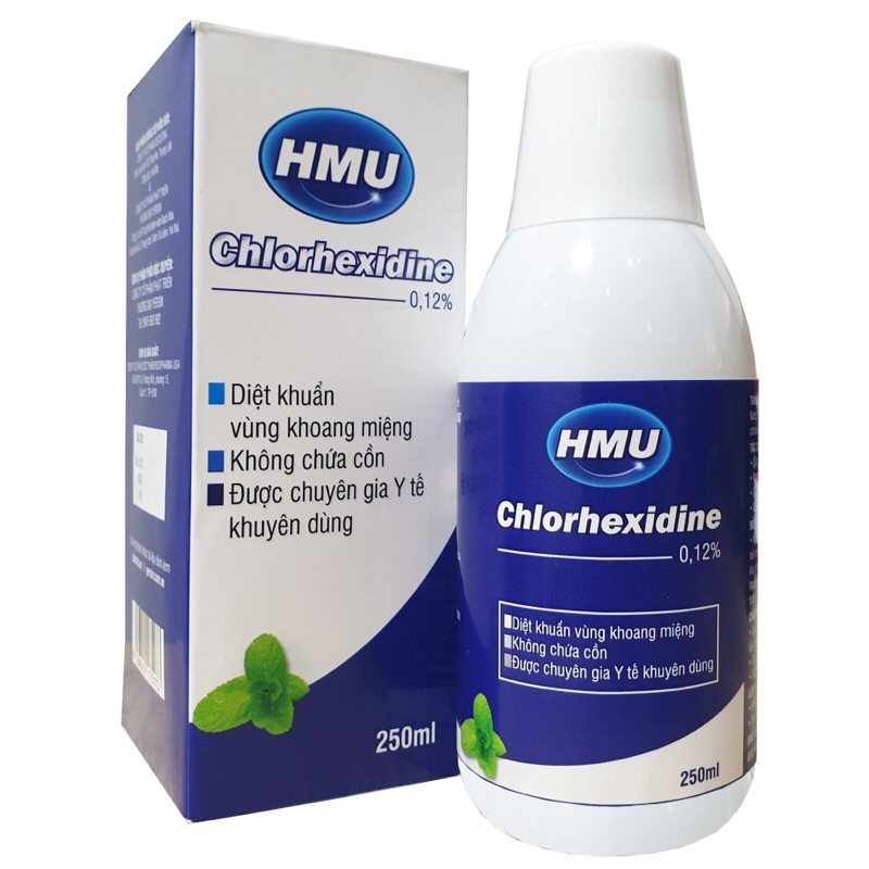 Nước súc miệng Việt Nam HMU Chlorhexidine