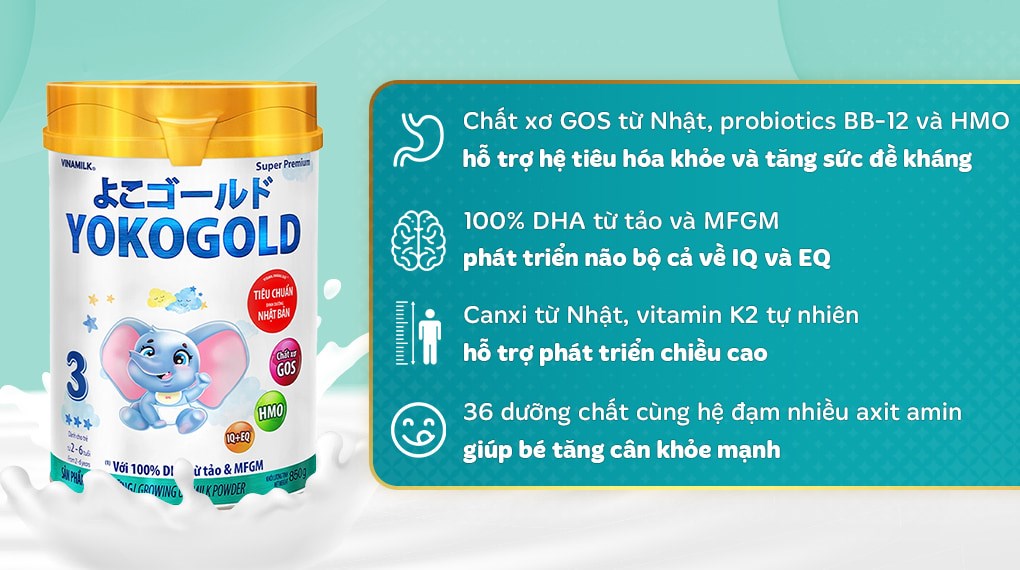 Top 4 loại sữa bột cung cấp dinh dưỡng và phát triển khỏe mạnh cho bé 2-6 tuổi