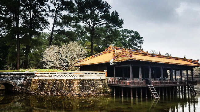 Visiting Tu Duc Tomb on a Hue tour