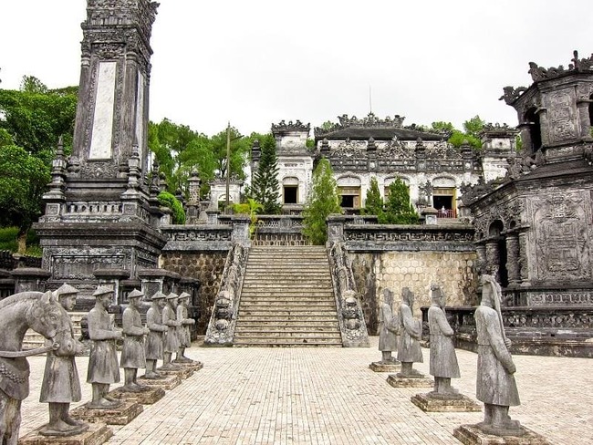 The Khai Dinh Tomb should not be missed.