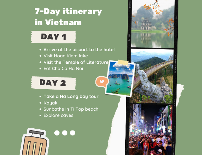 7-Day Vietnam Itinerary | Where to Visit and What to Eat?