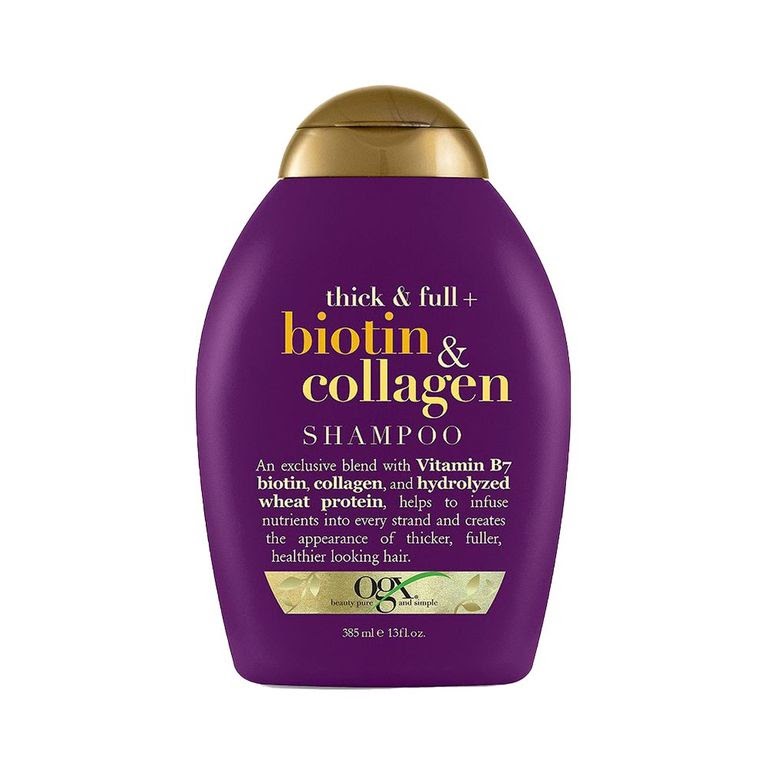 Dầu gội trị rụng rụng tóc OGX Thick & Full Biotin & Collagen Shampoo