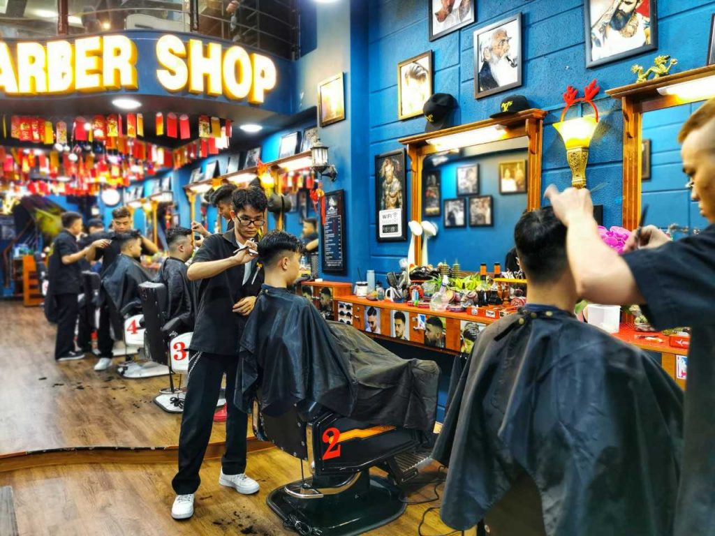 Barber shop Vũ Trí - salon làm tóc Hàn Quốc được nhiều bạn nam yêu thích