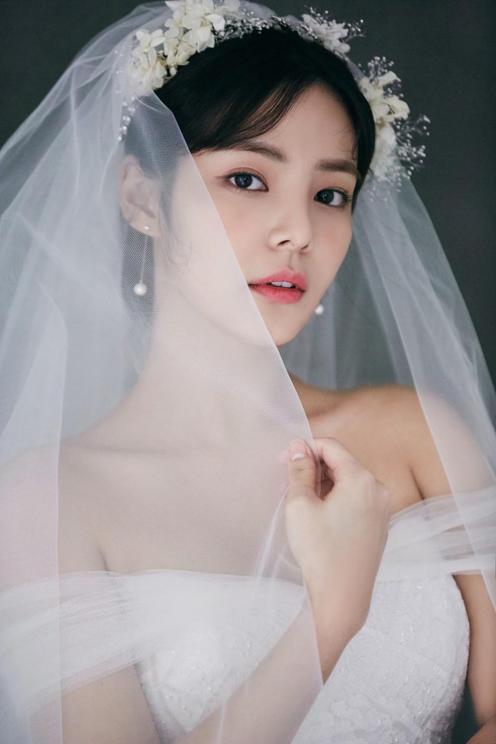  Tóc búi cô dâu Hàn Quốc tinh tế