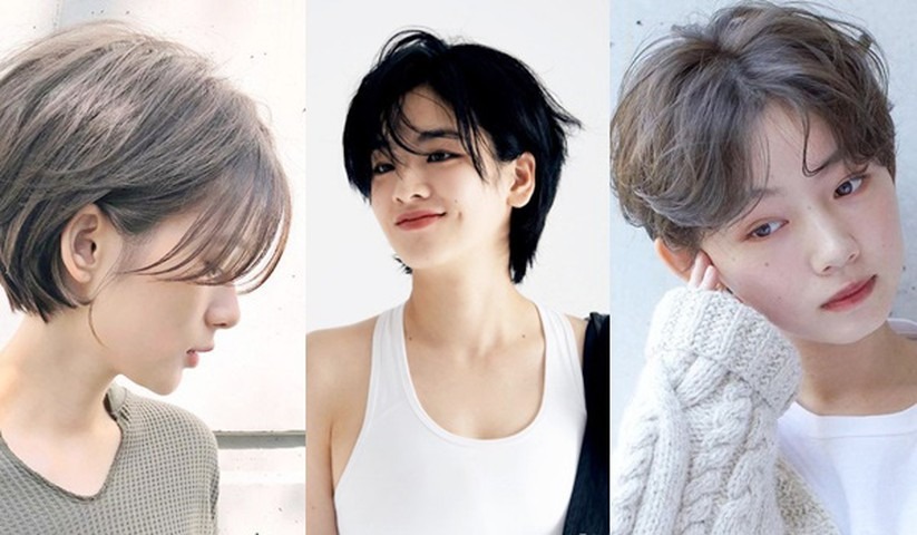 Kiểu tóc Hàn Quốc nữ tomboy
