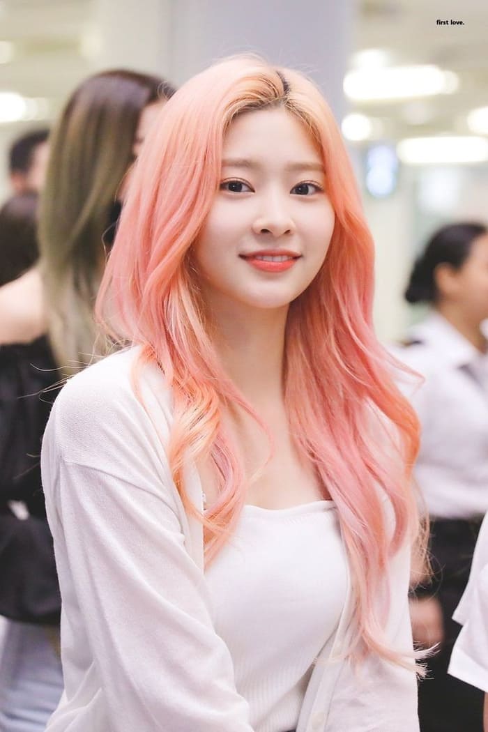Tóc màu hồng cam