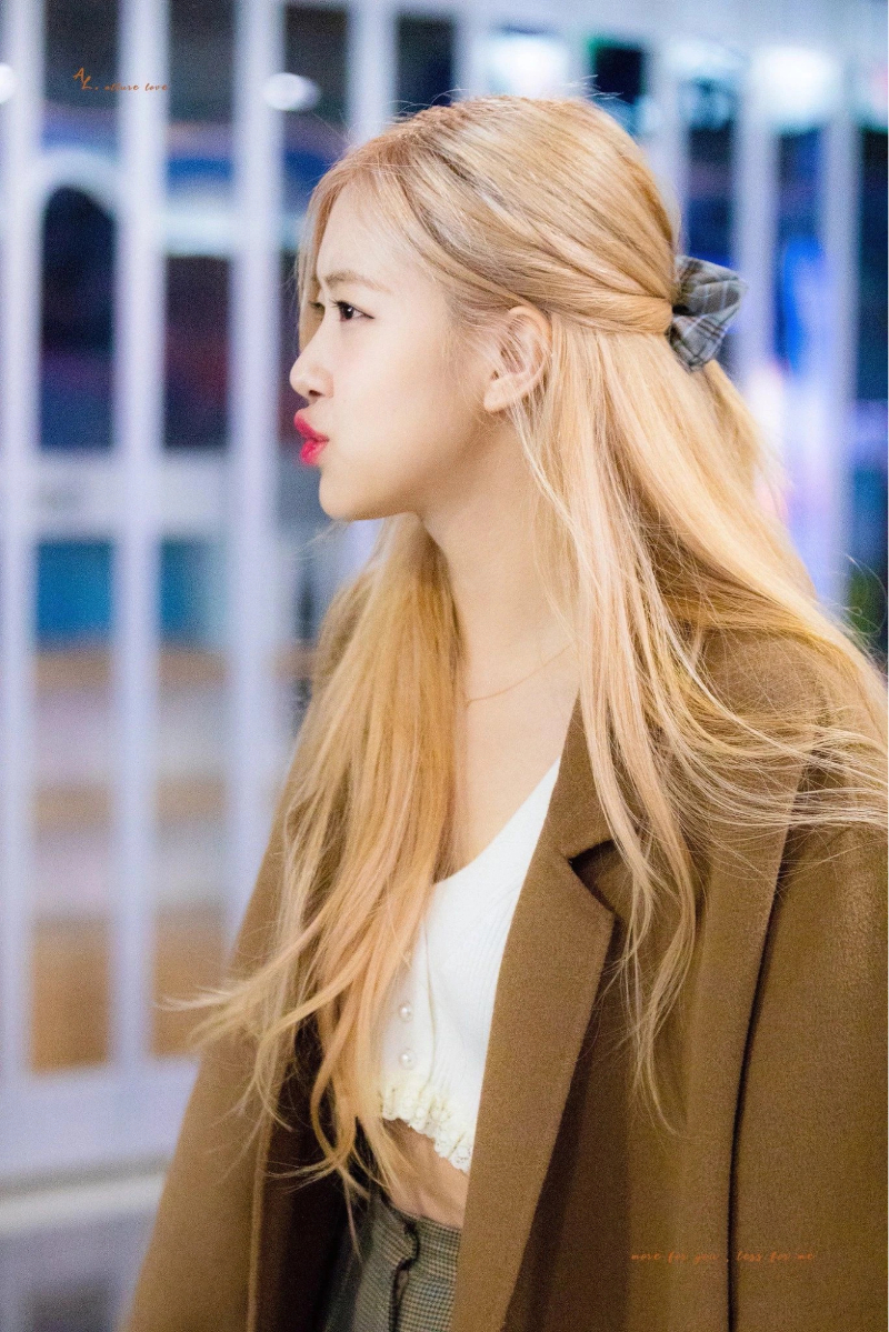 Buộc tóc nửa đầu Hàn Quốc dịu dàng - Rosé (BlackPink)