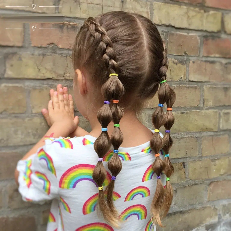 Cách buộc tóc đẹp cho bé gái tóc ngắn