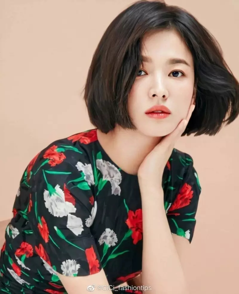 Tóc Bob ngắn cho mặt vuông - Song Hye Kyo